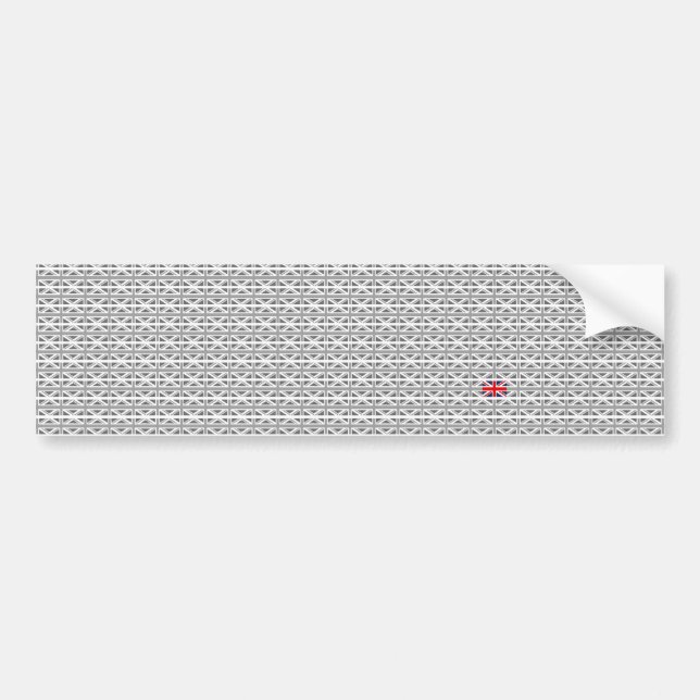 Autocollant De Voiture Union Jack - Royaume-Uni (Devant)