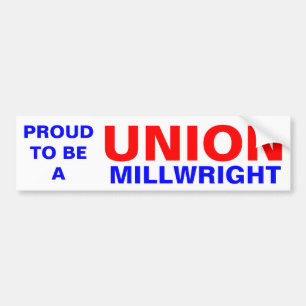 AUTOCOLLANT DE VOITURE UNION MILLWRIGHT
