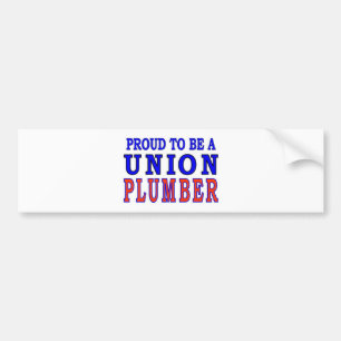 AUTOCOLLANT DE VOITURE UNION PLUMBER
