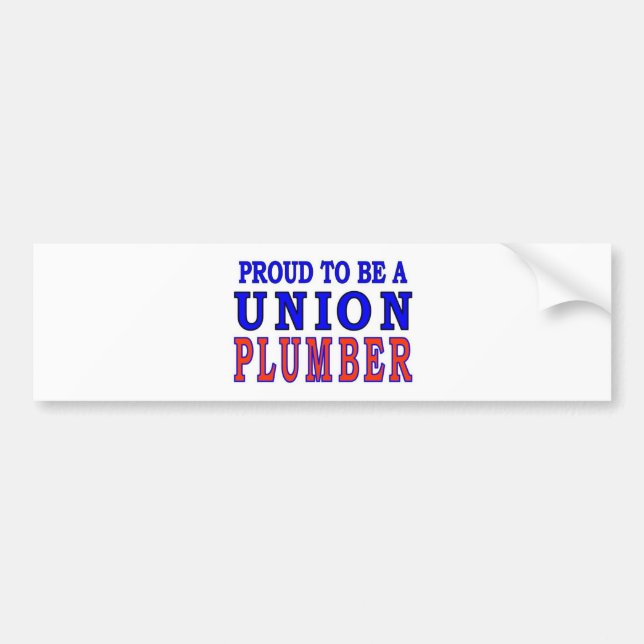 AUTOCOLLANT DE VOITURE UNION PLUMBER (Devant)