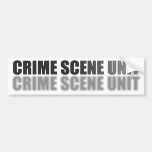 AUTOCOLLANT DE VOITURE UNITÉ DE SCÈNE DU CRIME