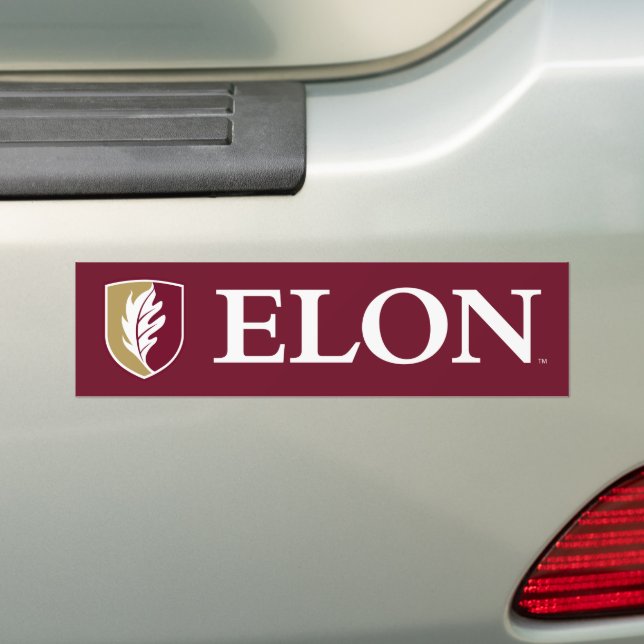 Autocollant De Voiture Université Elon (En voiture)