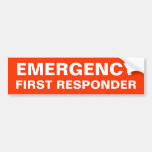 AUTOCOLLANT DE VOITURE URGENCE