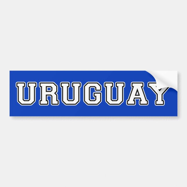 Autocollant De Voiture Uruguay (Devant)