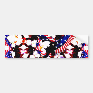 Autocollant De Voiture USA Diffusez votre amour_