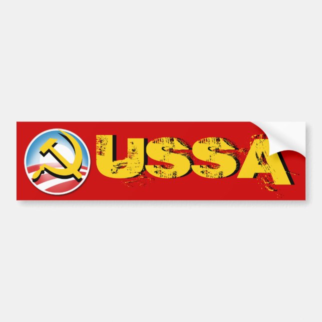 AUTOCOLLANT DE VOITURE USSA (Devant)