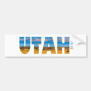 Autocollant De Voiture Utah, État du Grand Lac Salt