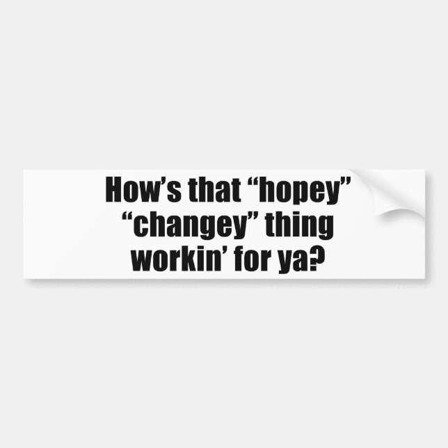 Autocollant De Voiture Va comment ce workin de chose de changey de hopey (Devant)