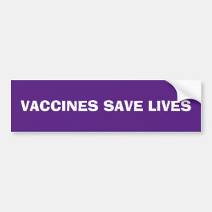Autocollant De Voiture Vaccins pour sauver des vies