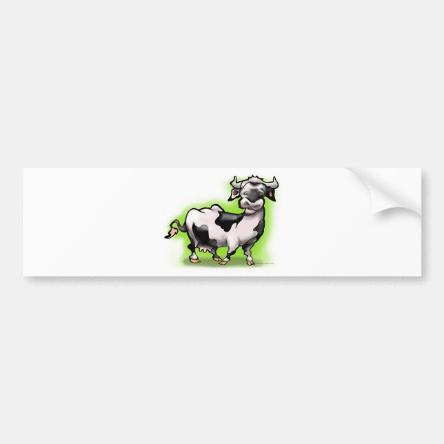 Autocollant De Voiture Vache (Devant)
