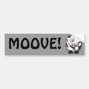Autocollant De Voiture Vache mignonne