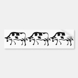 Autocollant De Voiture Vache, vache, vache