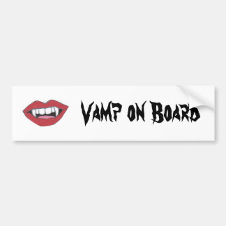Autocollant De Voiture Vamp à bord