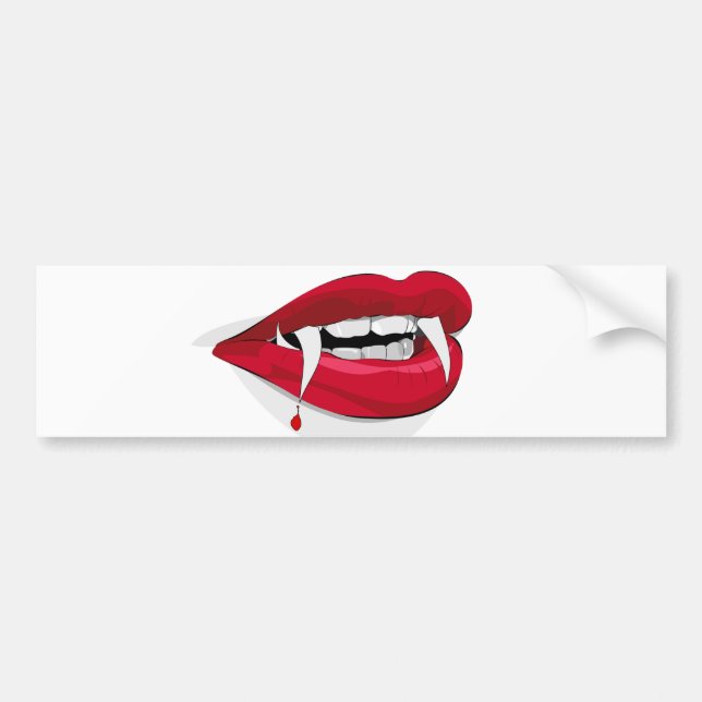 Autocollant De Voiture Vampire Smile Thunder_Cove (Devant)