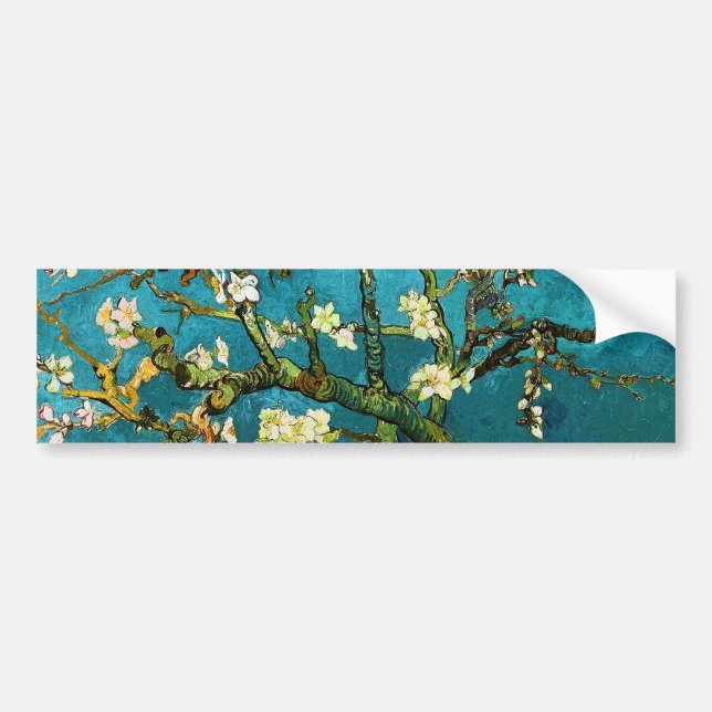 Autocollant De Voiture Van Gogh Florssoming Almond Tree (F671) Art (Devant)