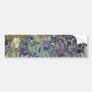 Autocollant De Voiture Van Gogh Irises Peinture impressionniste