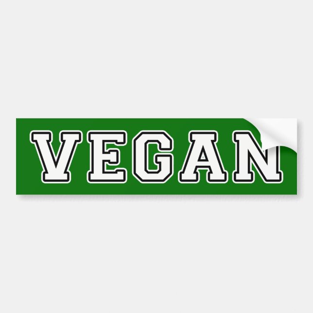 Autocollant De Voiture Vegan (Devant)