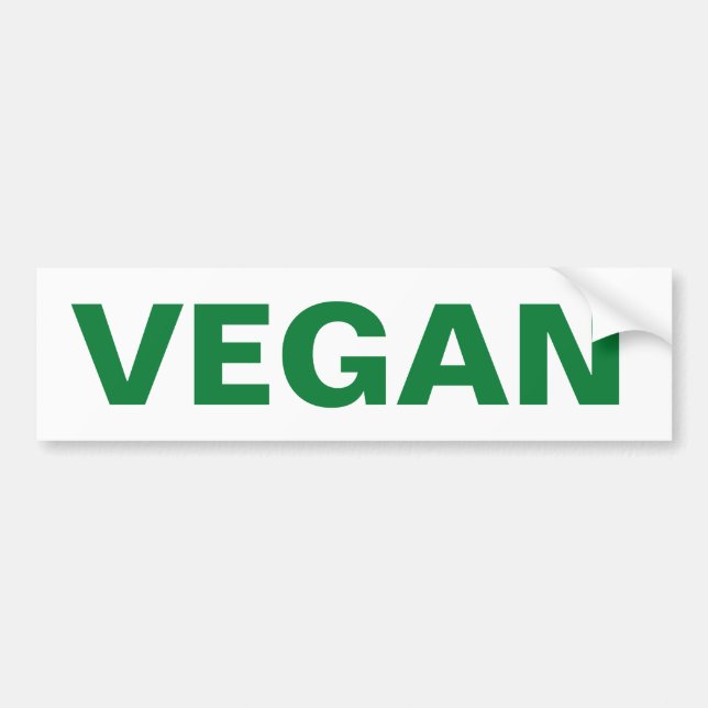 AUTOCOLLANT DE VOITURE VEGAN (Devant)