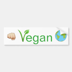 Autocollant De Voiture Veganism végétalien d'autocollant de voiture de