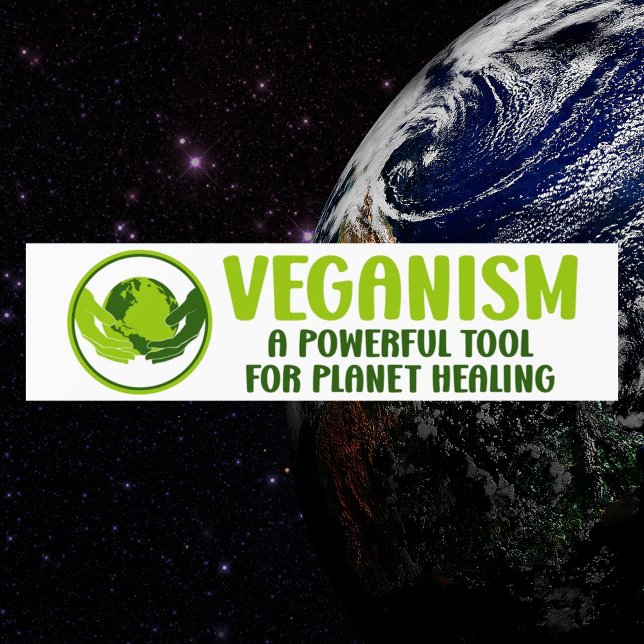 Autocollant De Voiture Veganisme (Créateur téléchargé)
