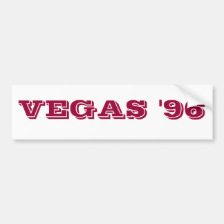 AUTOCOLLANT DE VOITURE VEGAS '96