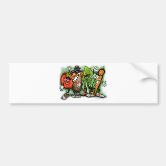 Autocollant De Voiture Veggie Gang