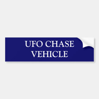 AUTOCOLLANT DE VOITURE VÉHICULE DE CHASSE D'UFO