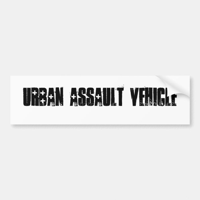 Autocollant De Voiture Véhicule urbain d'assaut (Devant)
