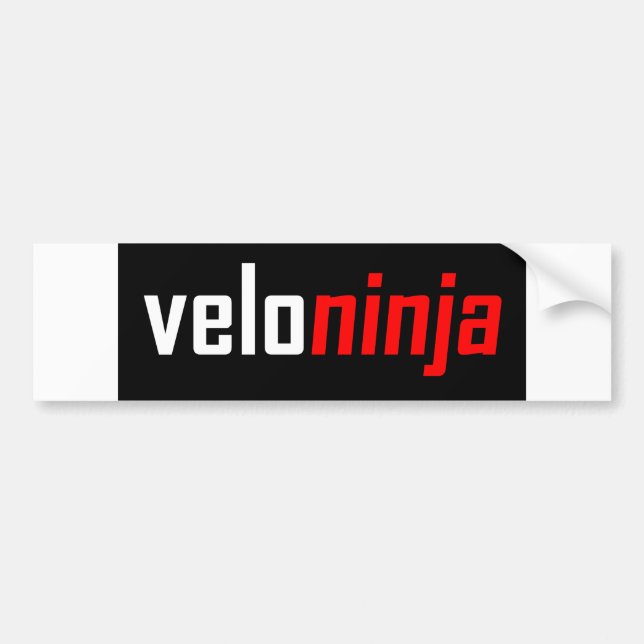 Autocollant De Voiture Velo Ninja (Devant)