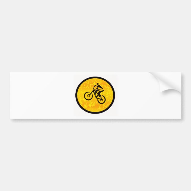 Autocollant De Voiture Vélo Sun composé (Devant)