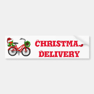 Autocollant De Voiture vélo xmas