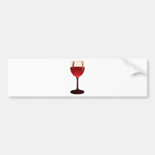 Autocollant De Voiture Verre à vin