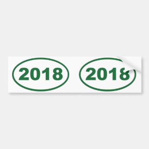 Autocollant De Voiture Vert 2018
