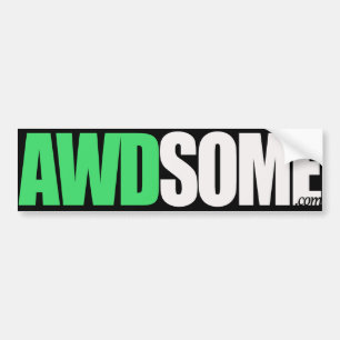 Autocollant De Voiture vert awdsome