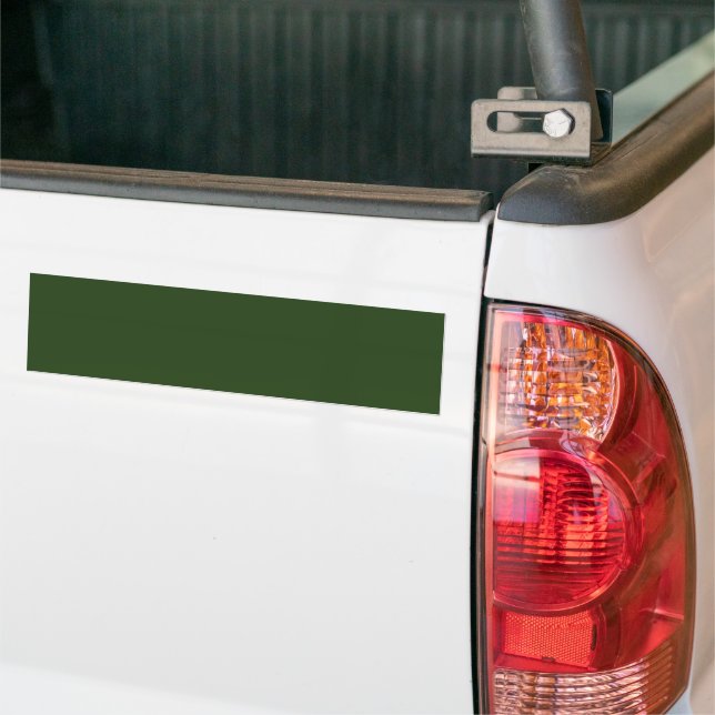 Autocollant De Voiture Vert de la forêt foncée (Sur camion)