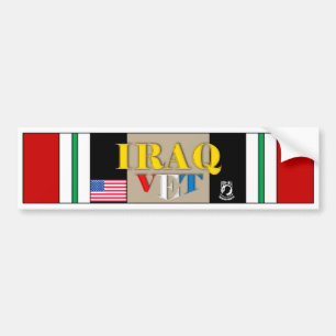 AUTOCOLLANT DE VOITURE VÉTÉRINAIRE DE L'IRAK