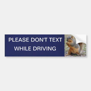 Autocollant De Voiture Veuillez ne pas faire le texte