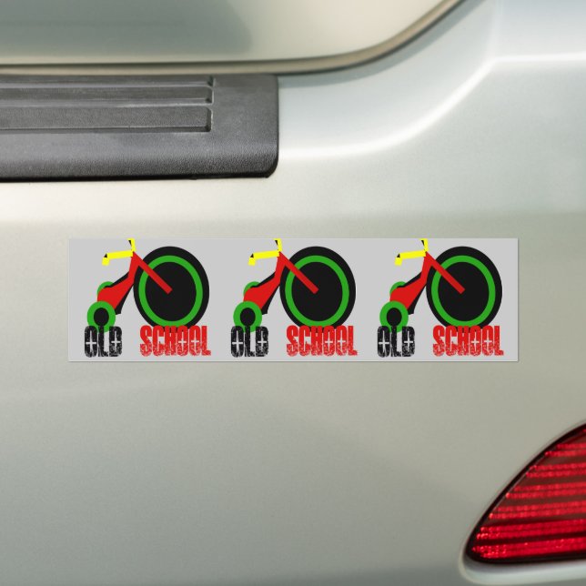 Autocollant De Voiture Vieille École (En voiture)