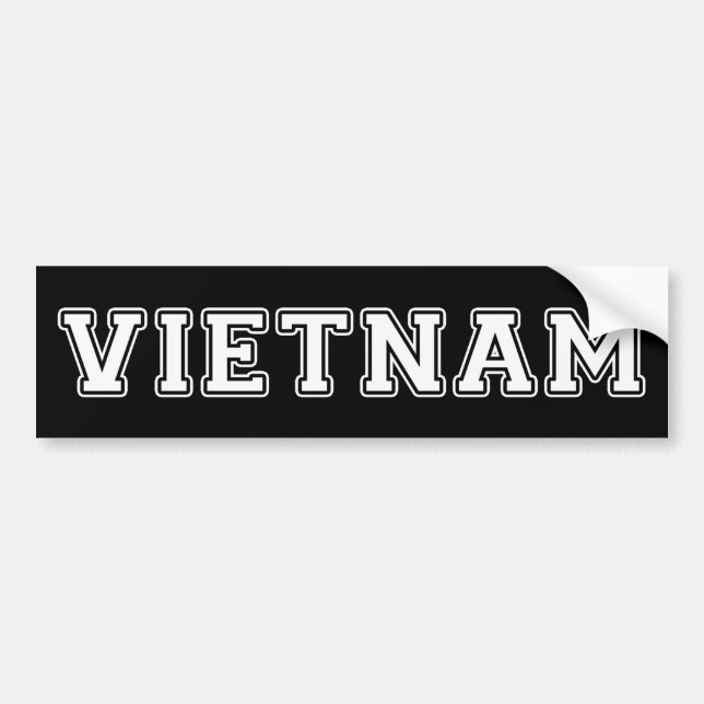 Autocollant De Voiture Vietnam (Devant)