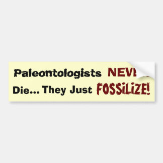 Autocollant De Voiture Vieux paléontologistes