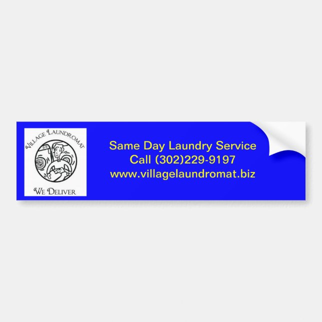 Autocollant De Voiture Village Bumpersticker (Devant)