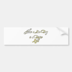 Autocollant De Voiture Vintage Bonne journée et une meilleure nuit avec G