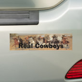 Autocollant De Voiture Vintage Cowboys, une touche pour le bois par Remin (On Car)