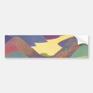 Autocollant De Voiture Vintage Family Vacation, Picnic in the Mountains