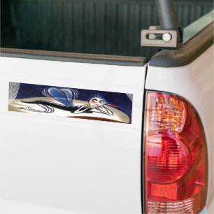 Autocollant De Voiture Vintage Madame Malaria Mosquito