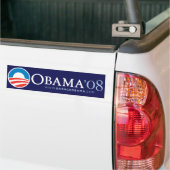 Autocollant De Voiture Vintage Obama 2008 (On Truck)