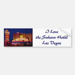 Autocollant De Voiture Vintage Sahara Hotel Las Vegas