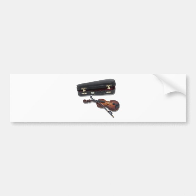 Autocollant De Voiture ViolinAndCase081210 (Devant)