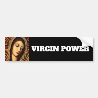 AUTOCOLLANT DE VOITURE VIRGIN POWER