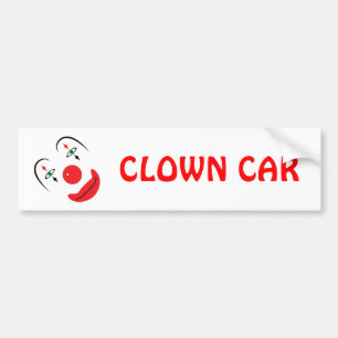 Autocollant De Voiture Visage heureux de clown